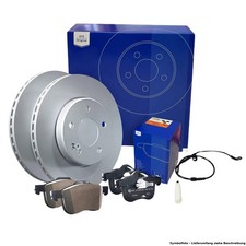 ATE Bremsen Bremsenset Bremsscheiben + Beläge Vorne für Mercedes C Klasse