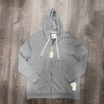 NWT SONOMA Sweatshirt Hoodie Mens 2XB Big & Tall Fleece Full-Zip Ridge Heather