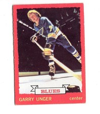 1973-74 O-Pee-Chee Hockey - GARRY UNGER #15 ST. LOUIS BLUES Vintage OPC