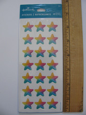 Hallmark Stickers STARS 4 Sheets NIP