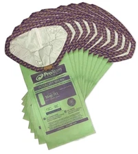 10 Pack 107313 ProTeam Intercept Micro Filter Bags 10qt Fits Super Coach Pro 10