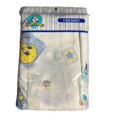 Vintage 1998 Crib Sheet 28 in. X 52 in. Baby Looney Tunes New Pack GERBER USA