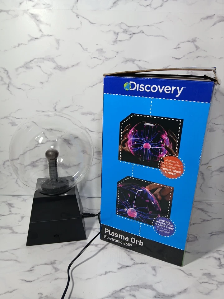 ¡NUEVO! DISCOVERY CIENCIA JUGUETE VÁSTAGO ALUCINANTE PLASMA ELECTRICIDAD GLOBO LÁMPARA TÁCTIL  Foto 3 de 4