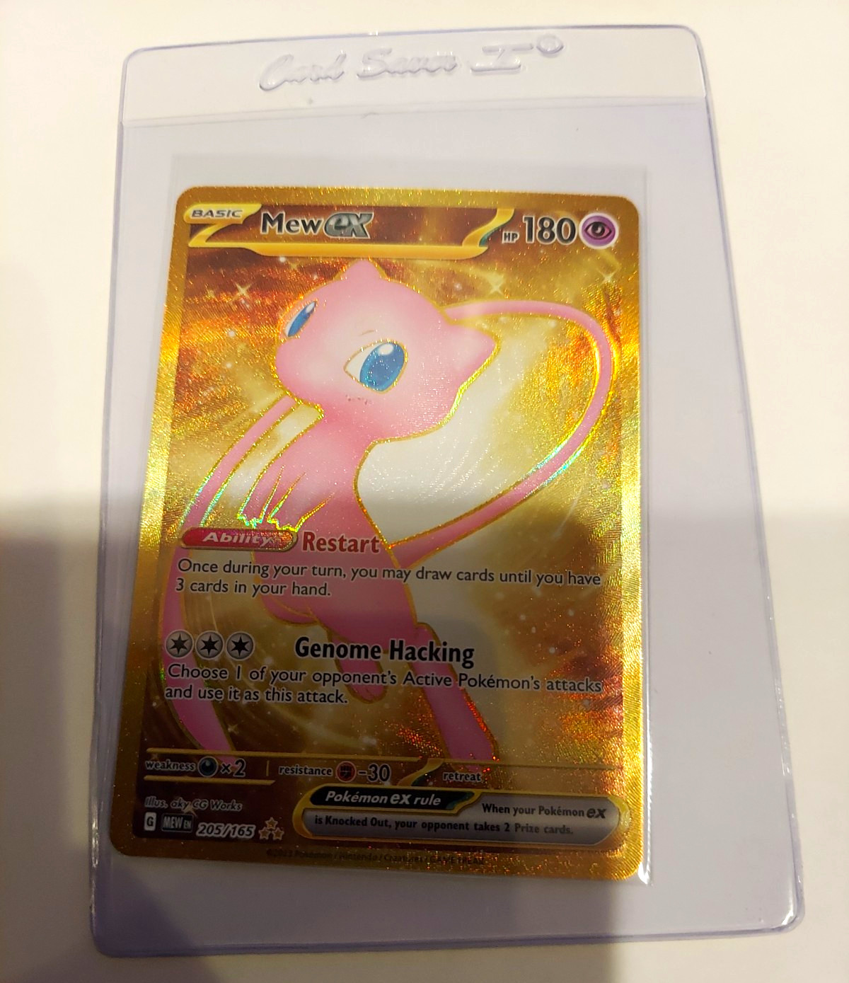 The Pokémon Company Mew ex Sv: Scarlet & Violet 151 Full Art Holo Hyper Rare EN