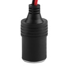 Car Cigarette Lighter Female Socket Cable 30cm Durable Plastic Easy to Use