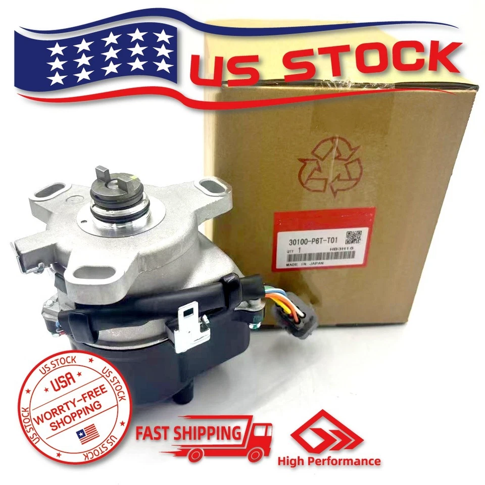OEM Ignition Distributor For 1999-2001 Honda CRV CR-V 8 Prong Plug 30100-P6T-T01 Foto 2 de 4