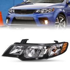 Headlight Assembly,Compatible with 2010-2013 Kia Forte,Left Driver