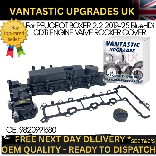 FOR PEUGEOT BOXER 2.2 2019-25 BlueHDi CDTi ENGINE VALVE ROCKER COVER  9820991680