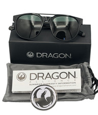 DRAGON Jet Black MIX Sunglasses Grey Lenses DR516S 001 New