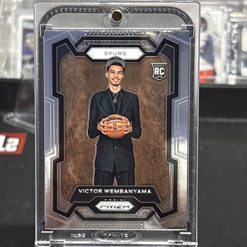 2023-24 Panini Prizm Victor Wembanyama #136 Spurs RC SSP Rookie Image Variation!