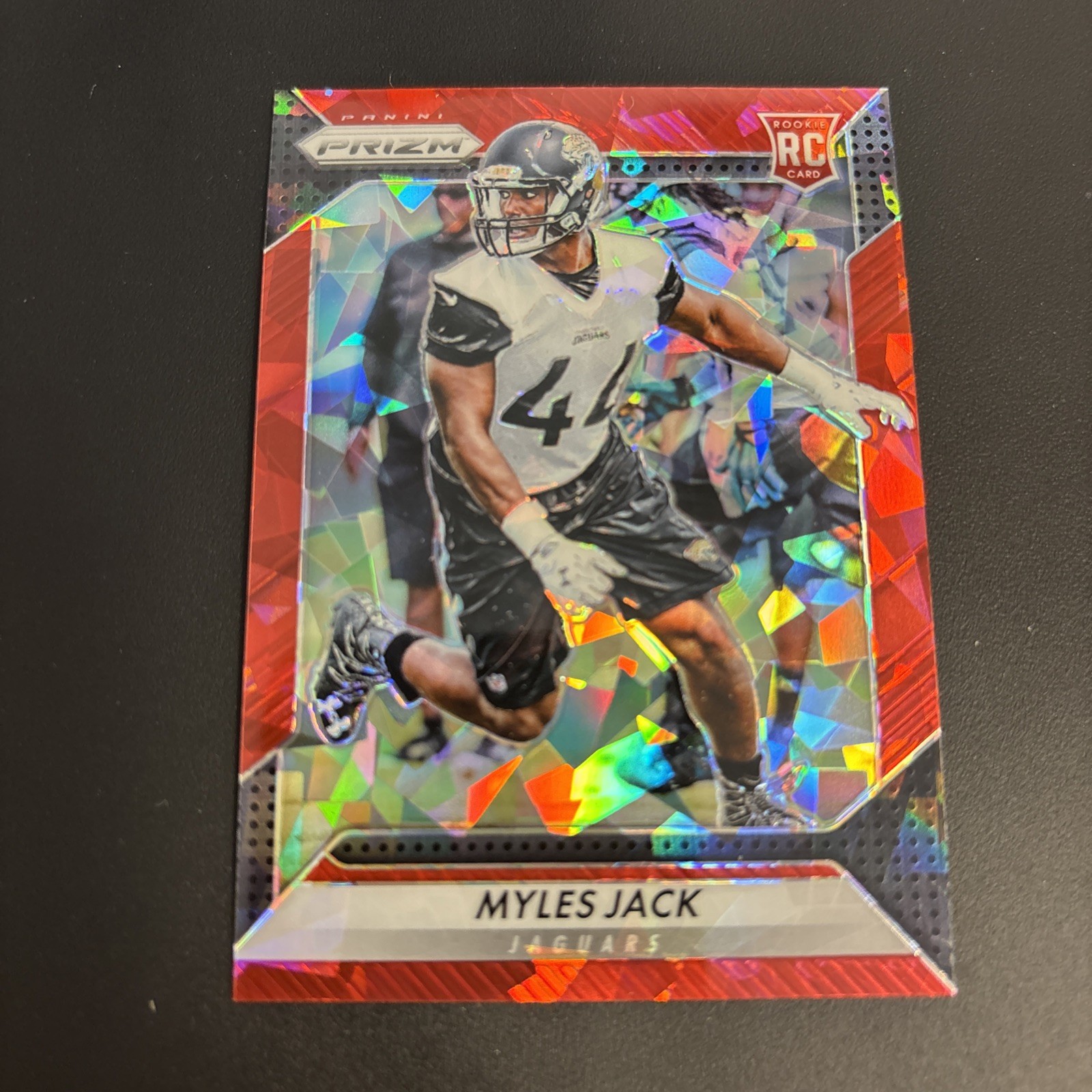 2016 Panini Prizm - Rookie Myles Jack #295 Red Crystals Prizm /75 (RC)