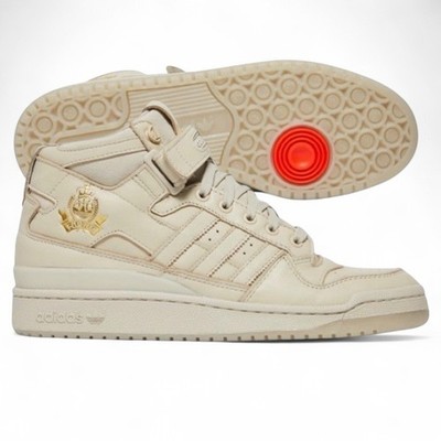Adidas Forum Mid x Leaders 1354 Friends and Family Mens Shoe Core Brown/Gold NEW