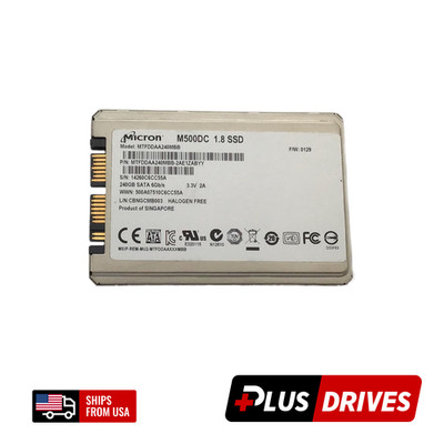 240GB SATA SSD MTFDDAA240MBB Micron 1.8'' Enterprise SSD Drive M500DC 6Gbps