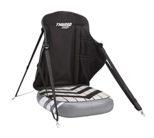 Universal Inflatable Kayak Seat with Back Support - Sit-on-Top Adjustable Pad...