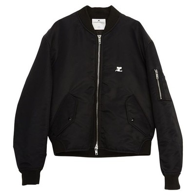 Courreges Bomberjacke gepolstert schwarz Damen 96307058