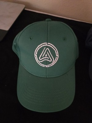 mens fitted baseball caps hats M/L green