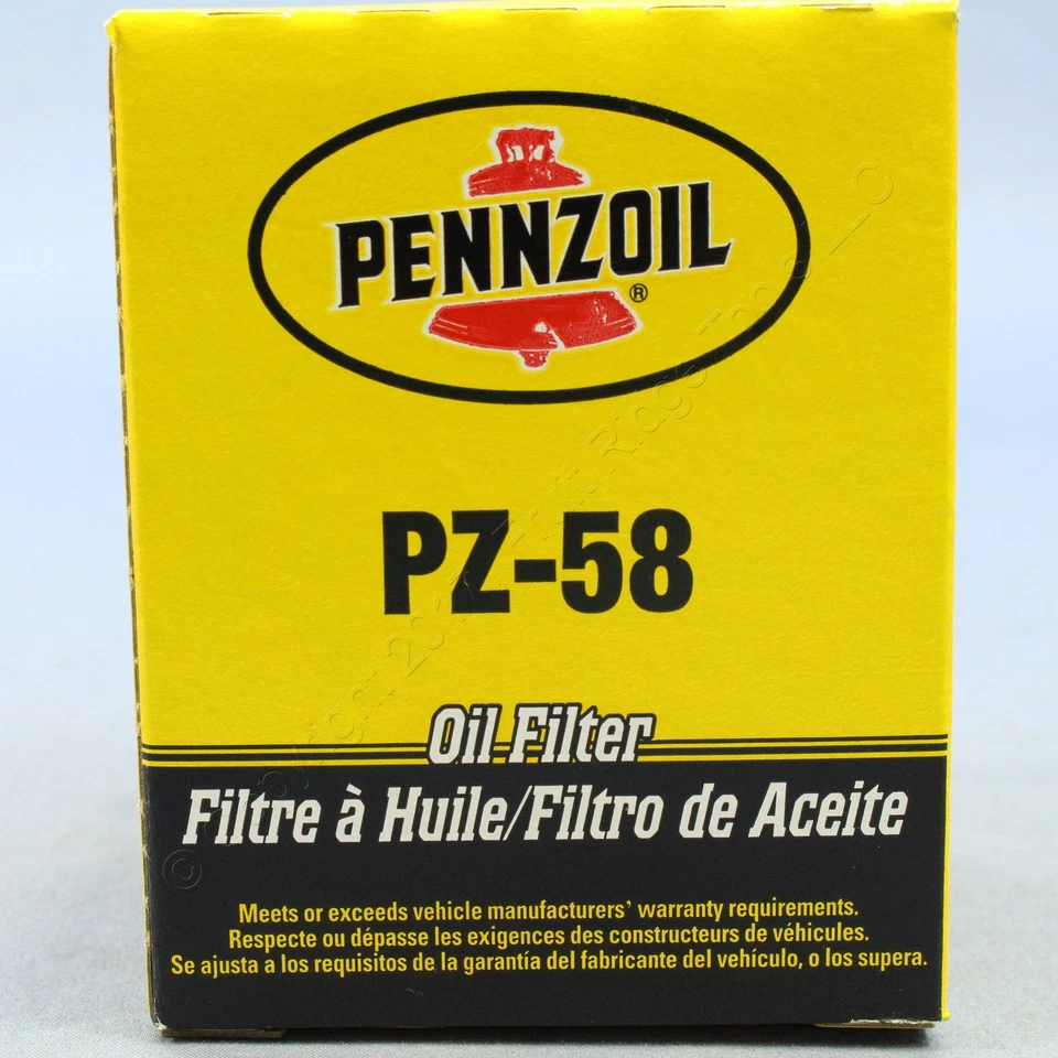 Inserto de filtro de aceite de motor Pennzoil PZ58 para Chevrolet Captiva Sport 2008-2015 Foto 4 de 4