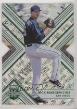 2018 Elite Extra Edition Status Emerald Die-Cut 13/49 Nick Margevicius #90 1u6