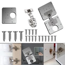 Hinge Repair Plate Drawer Window Surface Mount Bracket Hinge Accessories