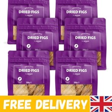 Fiber-Rich Dried Figs, 200 g –  Delight, Pack of 6 for Healthy Snacking