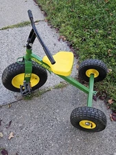 Vintage 1980’s John Deere Mighty Trike Tricycle Heavy Duty Rare Needs Tubes