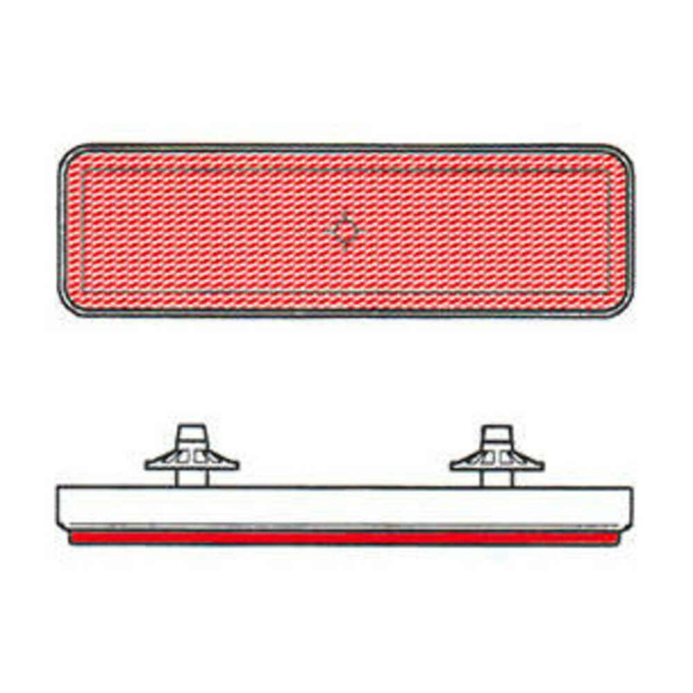Cadioptric Rettangolare Posteriore V Parts per Moto Ricambio
