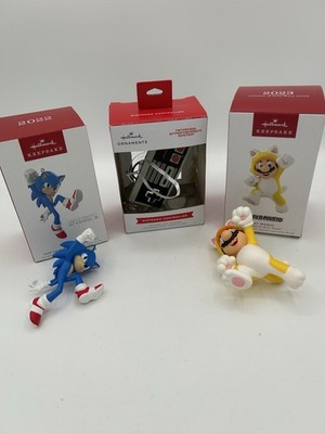 Hallmark Keepsake Ornaments Video Game Themed Sonic 2, Super Mario, More!