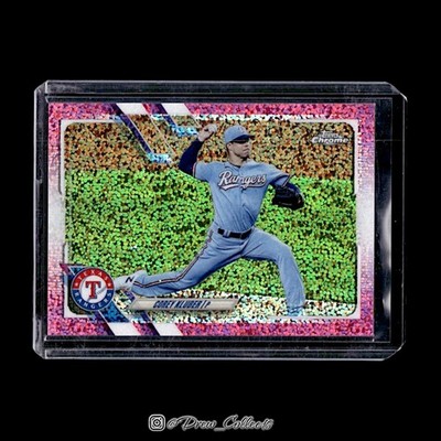 2021 Topps Chrome #34 Corey Kluber Pink Mini Diamond #/350