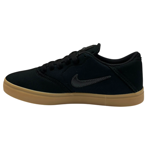 Nike SB Check Youth Boys Skate Canvas Sneakers Size 7Y Black-Tan Lace up Low Top - Picture 6 of 13