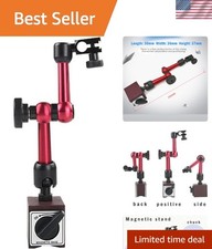 Red Adjustable Magnetic Base Holder for Digital Dial Indicator