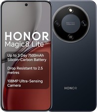 Honor Magic8 Lite Midnight Black 512GB 5G Unlocked & SIM Free Smartphone