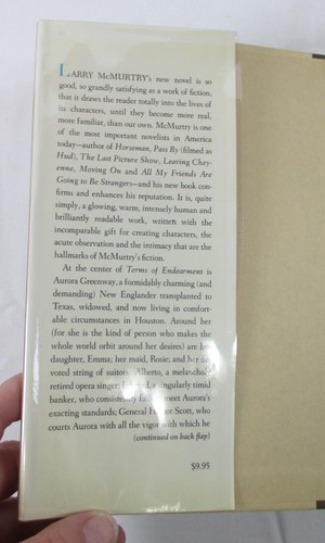 SIGNED 1st ED/1st Printing "Terms of Endearment" Larry McMurtry 1975 Hardback DJ - Picture 6 of 6
