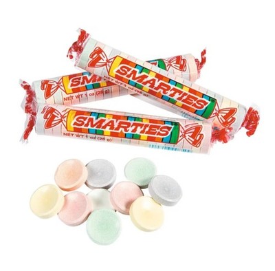 Giant Smarties Fruit-Flavored Candy Rolls 36 Pack   2 lb 4 oz Bulk Hard Candy