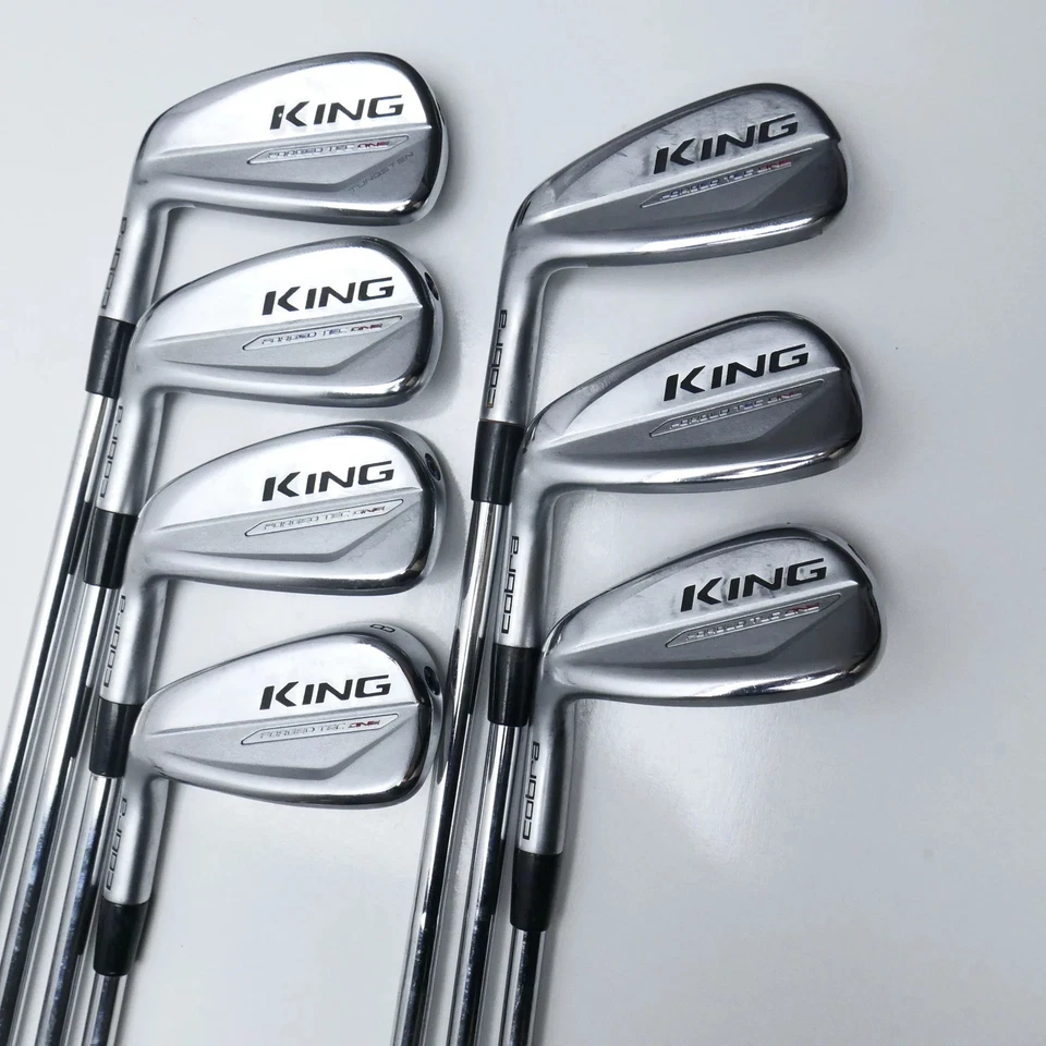 Used Cobra King Forged Tec One Length 2019 Iron Set / 5 - PW + GW / Regular / LH - Image 2 of 4