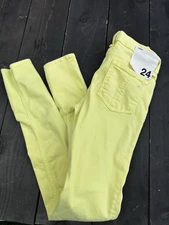 Rag & Bone bright yellow  jeans size 24
