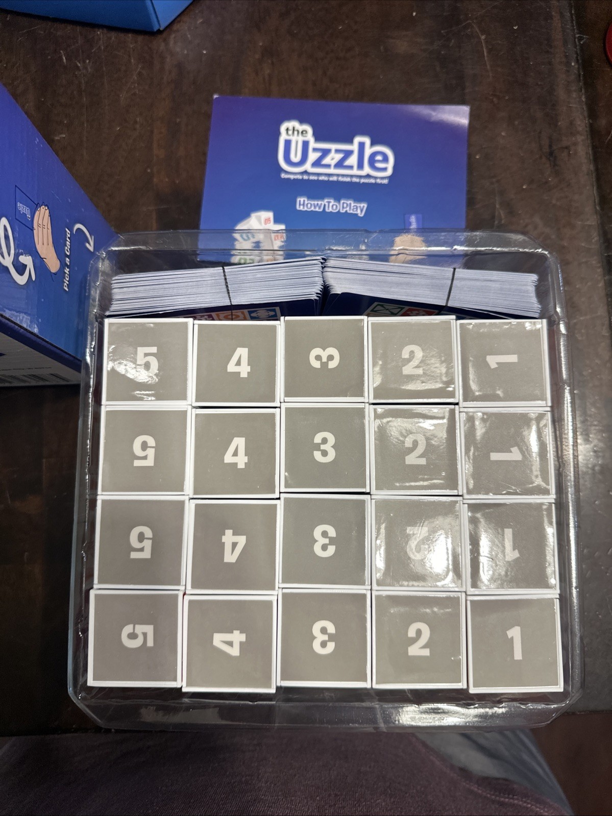 The Uzzle Board Game, Family Board Games for Children & Adults 100% Complete-image