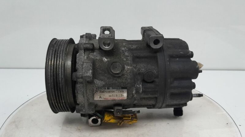 9651911380 1156656 AIR CON COMPRESSOR 200582 CITROEN 37 C4 PICASSO EXCLUSIVE 2007