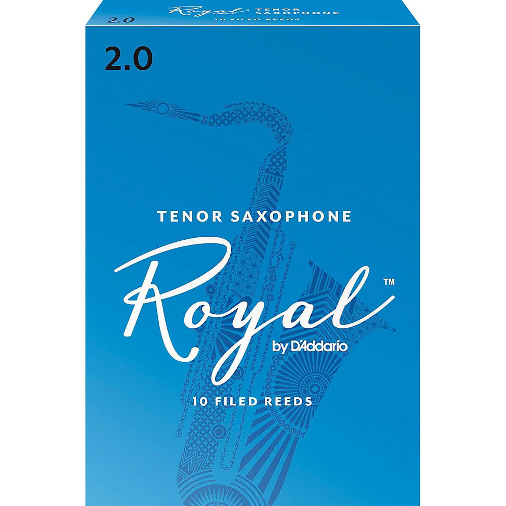 Язычки для тенор-саксофона Rico Royal, коробка из 10 штук крепостью 2