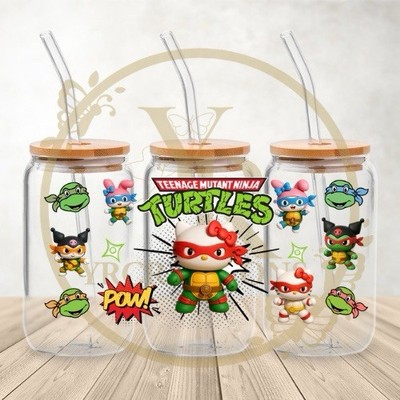 UV DTF Cup Wraps   20 Cute Designs for 16oz Glass Cups | $3.50 Each