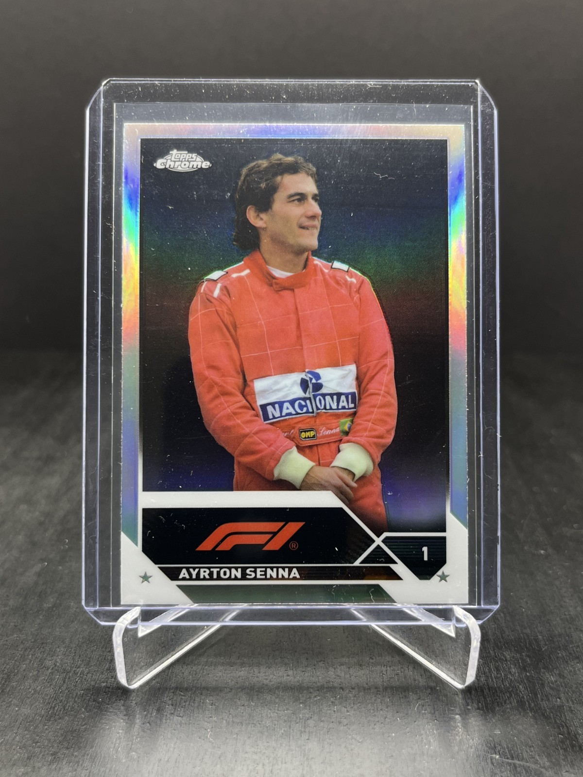 2023 Topps Chrome Formula 1 F1 Ayrton Senna Image Variation IV SP #198 (A)