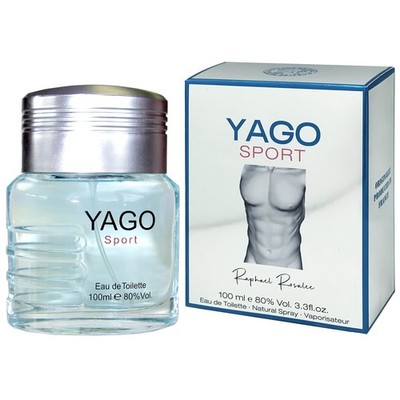 RAPHAEL ROSALEE COSMETICS Yago Sport homme/men Eau de Toilette 100ml 