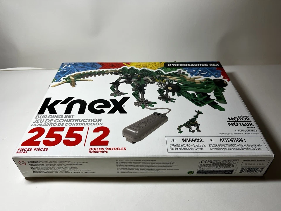 K'NEX Knexosaurus Rex Motorized Building Set Open box Sealed Bags - Image 2 of 4