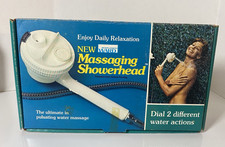 Montgomery Ward New Massaging Showerhead - 2 Different Water Actions w/ Instruct