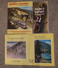 Vintage Western Canada Travel Guide Lot