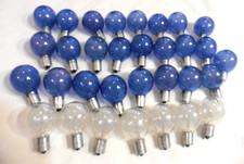 Vintage Sylvania Blue Dot Press 25B Flashbulbs 25 Blue Bulbs 7 Clear Bulbs read