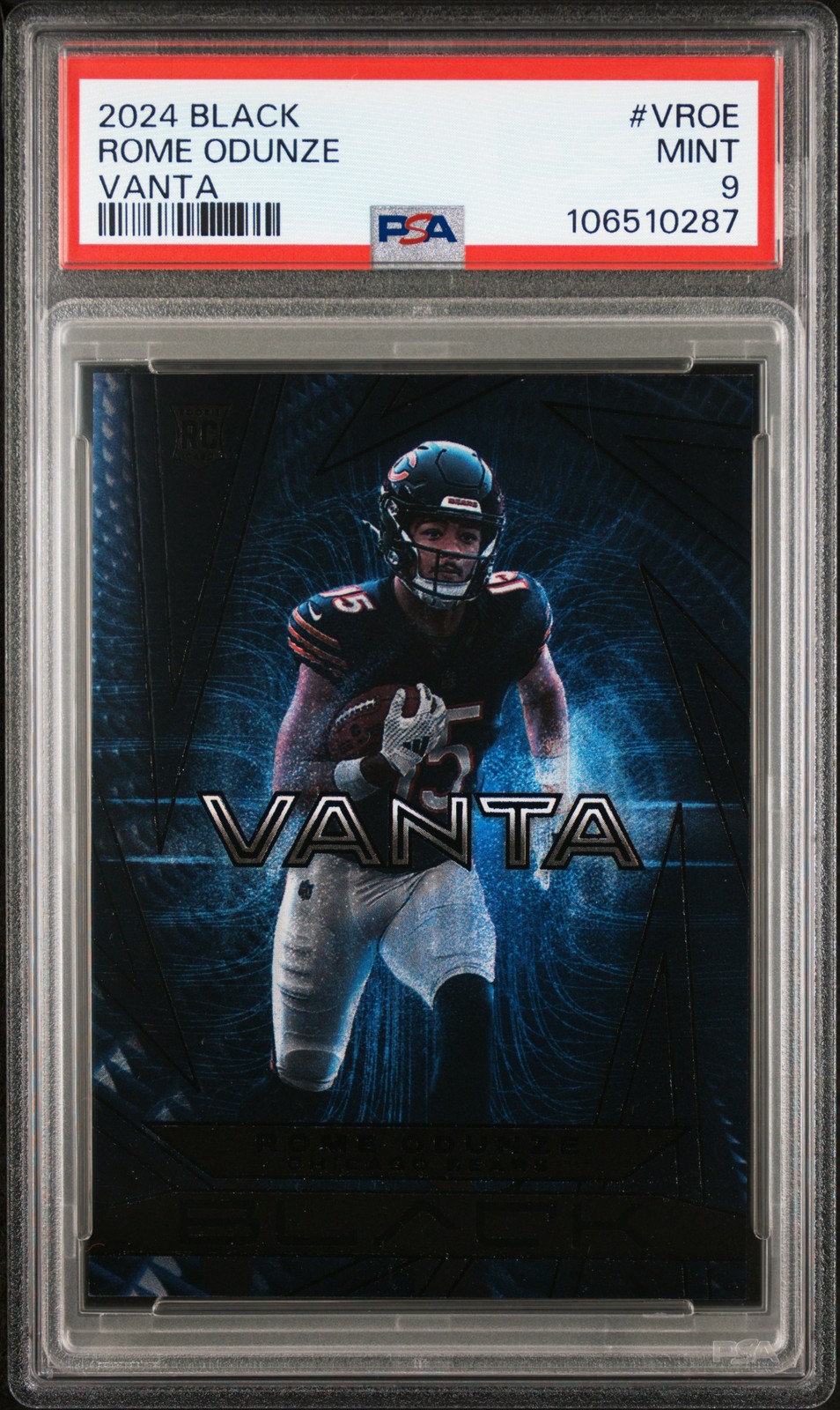 2024 PANINI BLACK VANTA #VROE ROME ODUNZE PSA 9