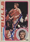 1978-79 TOPPS John Mengelt Auto Card #53 Chicago Bulls Vintage Basketball Signed