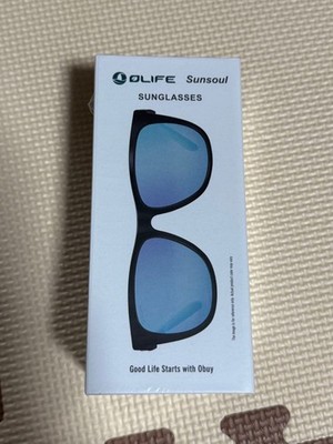 OLIGHT OLIFE Sunsoul Ice Blue Sunglasses Black Frame Event Prize Japan New