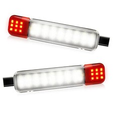 LED Interior Door Panel Light Courtesy Warning Lamp Assembly 2 Pieces
