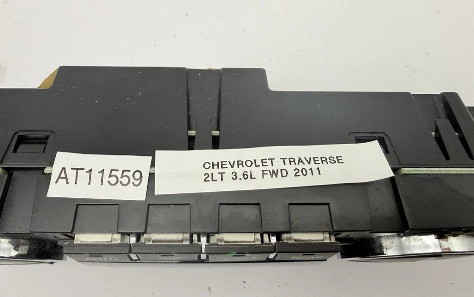 Interruptor de control de clima de calefacción de aire acondicionado OEM 09-12 Chevrolet Traverse Enclave Acadia Foto 4 de 4